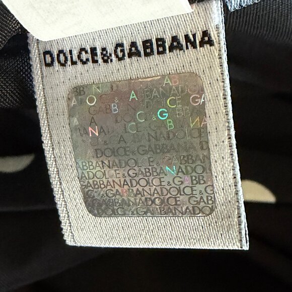 Dolce & Gabbana one piece black polkadot swimsuit Sz XL - Picture 8 of 9